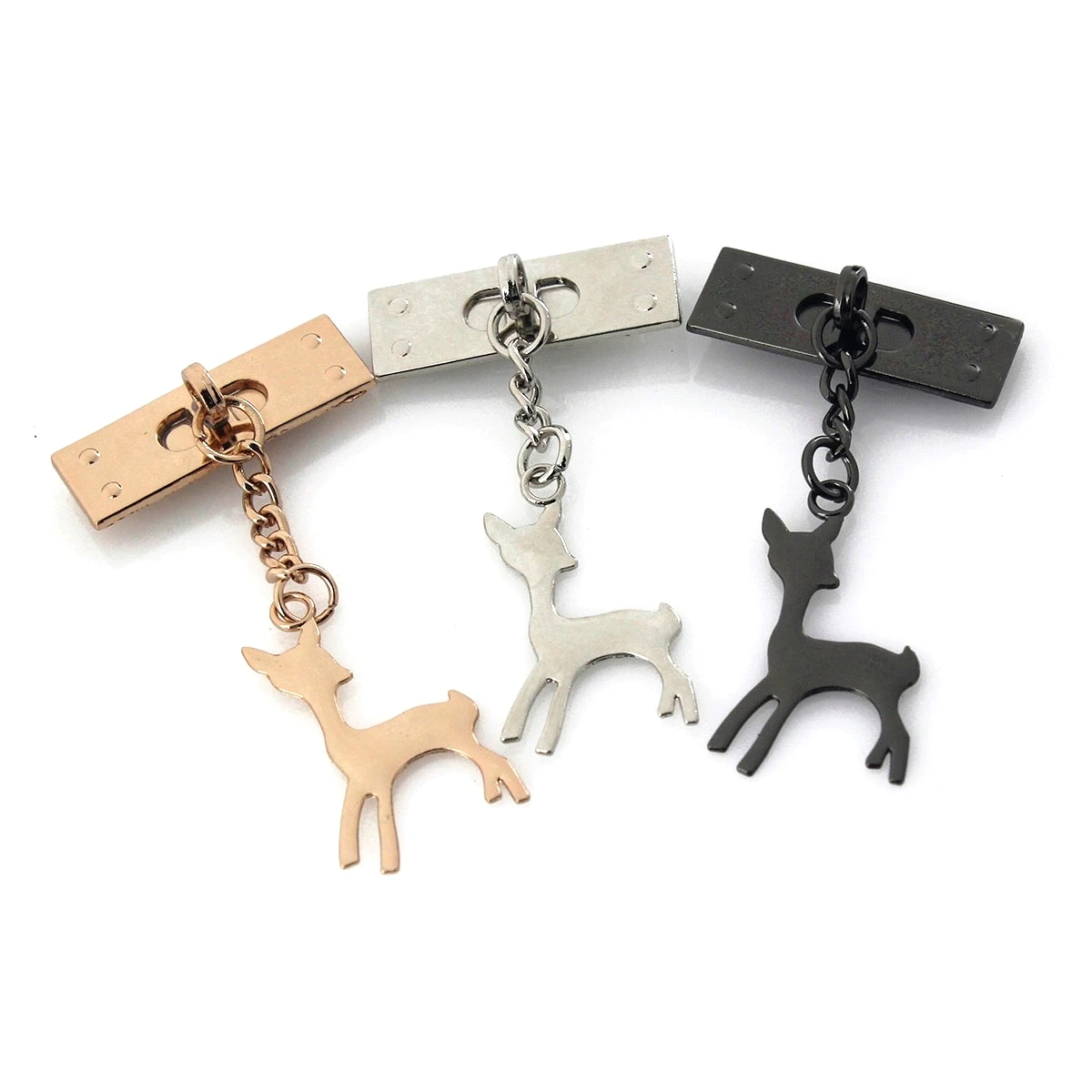 1pcs Metal Deer Shape pendant Fashion Bag decoration Buckle for Handbag Bag Purse Luggage Hardware Closure Bag Parts Accessories