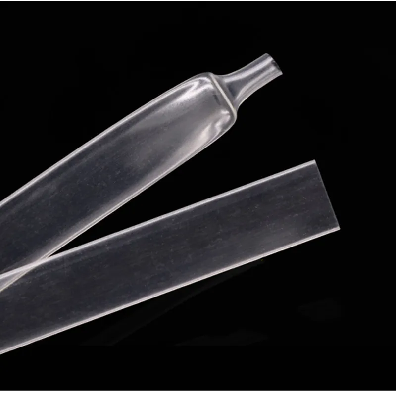 1meter/lot 2:1 Transparent Heat Shrinkable Tube Clear Heat Shrinkable Wire Sleeve 12MM 14MM 16MM 20MM 30MM 35MM 40MM 50MM 60MM