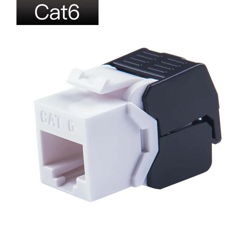Keystone Jacks RJ45 Gigabit Ethernet CAT6 Coloridos Tipo Toolless Módulos de Red Conexión sin Herramientas 7 Colores Opcionales 2
