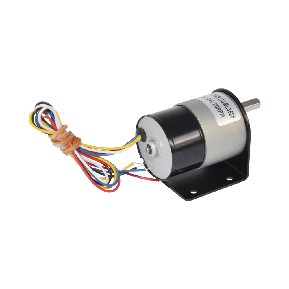 DC Brushless Motor Gear Motor 12V 24V 10/20/35/65/100/150/200/300/600/1000RPM DC Brushless Gear Motor 37GB3625 Diameter 37mm