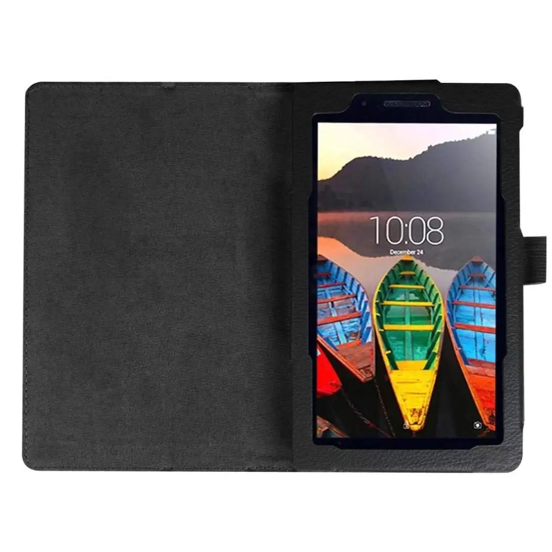 Capa de couro para lenovo tab m7, capa para tablet e tablet, 7.0 polegadas