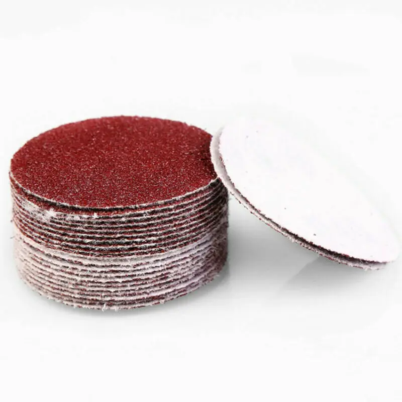 10/25Pcs 50มม./75มม./100มม.40 #-3000 # Grit Sanding Disc pad Pad กระดาษทรายไม้ขัดแผ่นขัดเครื่องมือ