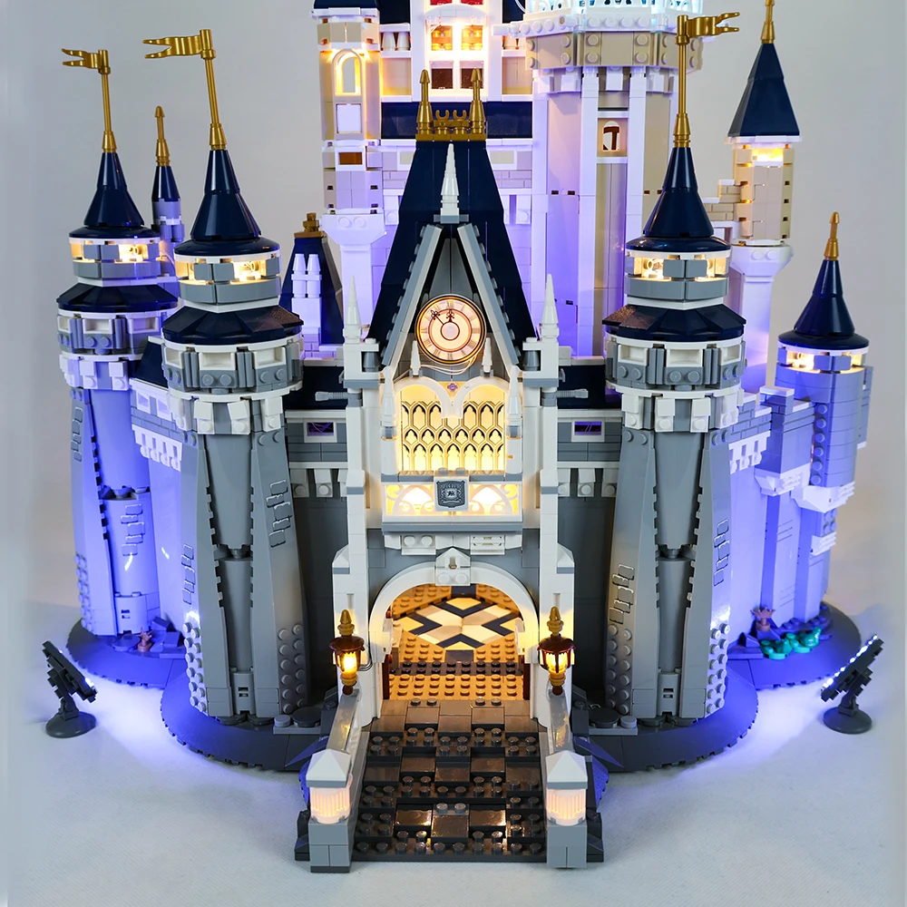 EASYLITE LED Light Set For 71040 Cinderella Princess Castle Compatible With 16008 Only Lighting KIt NO Buidling Blocks Model