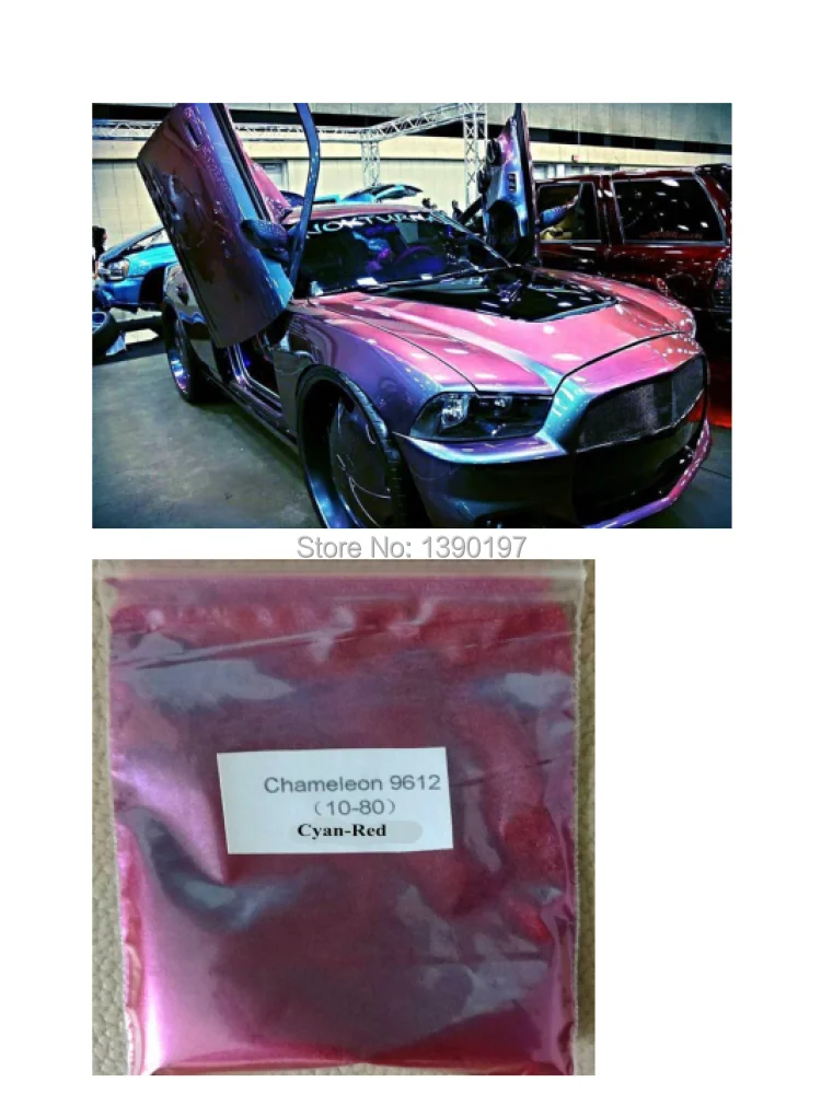 chameleon pigment 9612 color changing pearl powder for paint, auto paints, nail polish