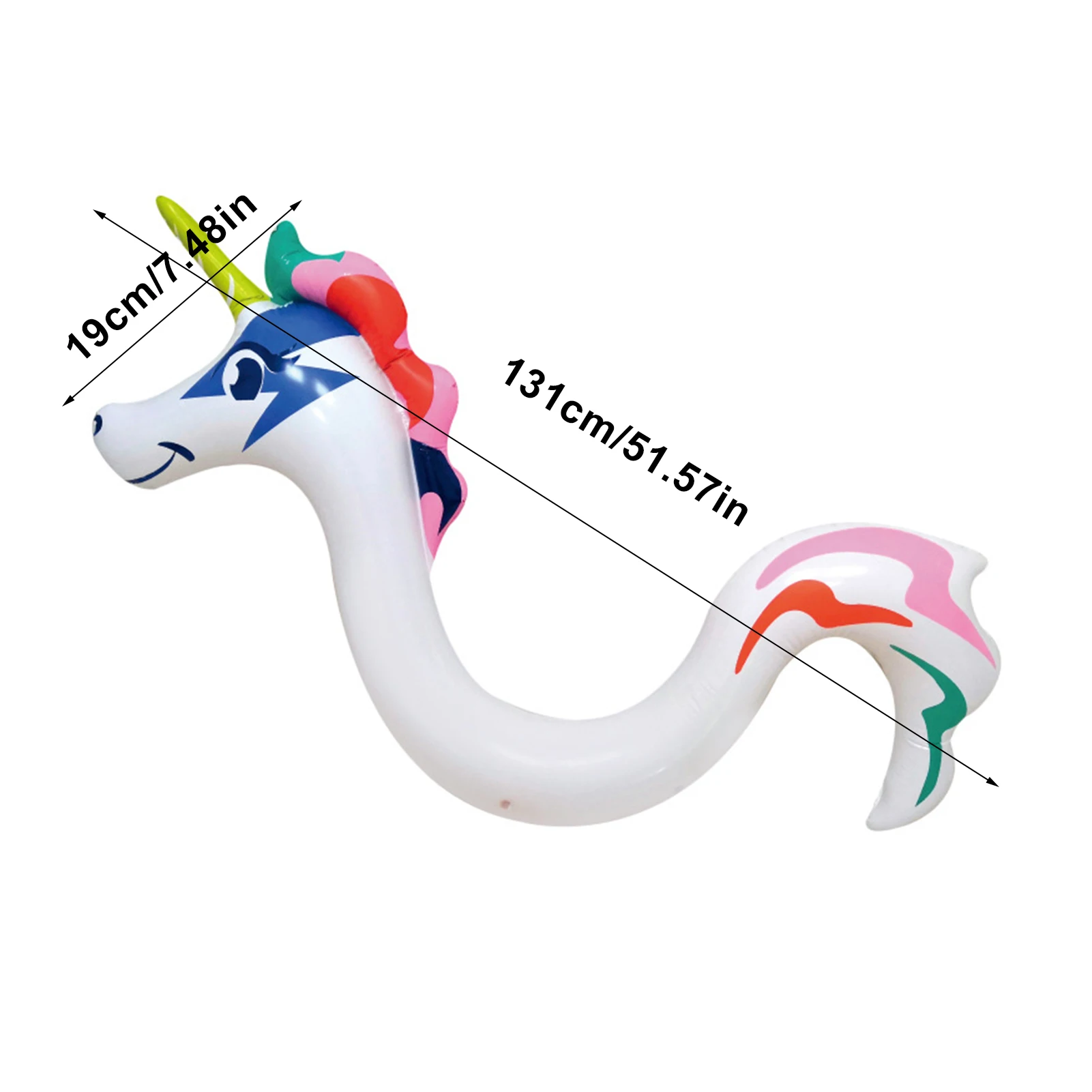 3D สัตว์ว่ายน้ำสระว่ายน้ำลอยของเล่น Hippocampus ลอย Flamingo ว่ายน้ำแหวนยูนิคอร์นสระน้ำเป่าลม Float เด็กและผู้ใหญ่น้ำของเล่น