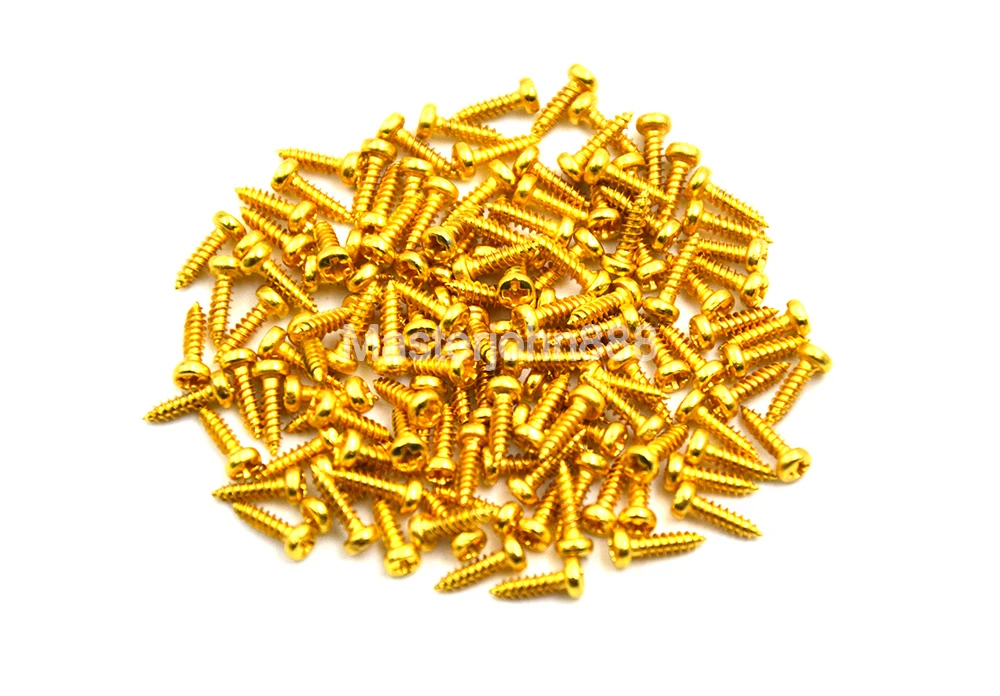 100pcs Acoustic Electric Guitar Bass Tuning Pegs Tuners Machine Head Screws