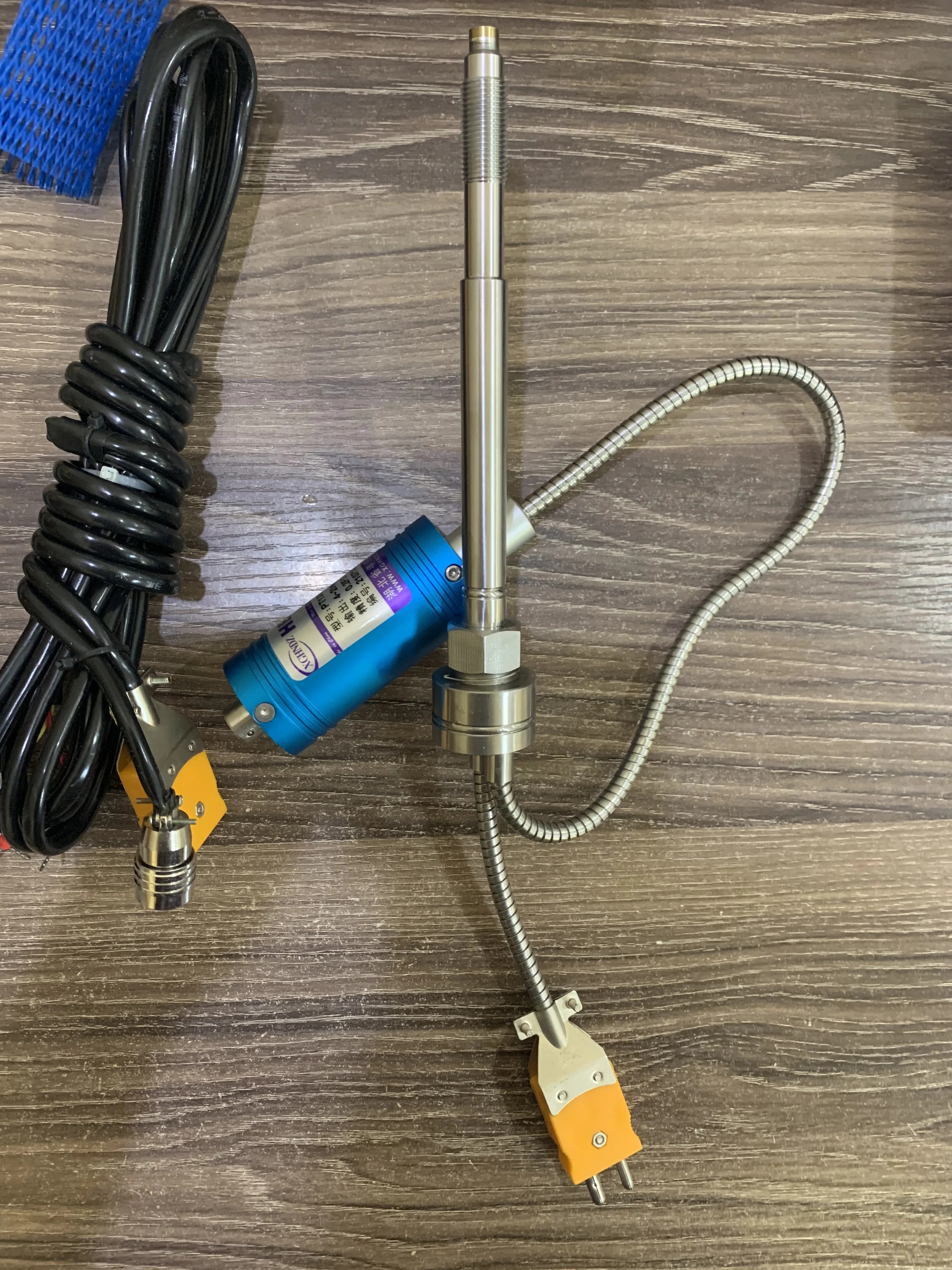 XGHNDZ PT131B-50MPa-m14 고온 용융 압력 및 온도 이중 측정 센서, 4-20MA, 24VDC, 2% fs, Heneng