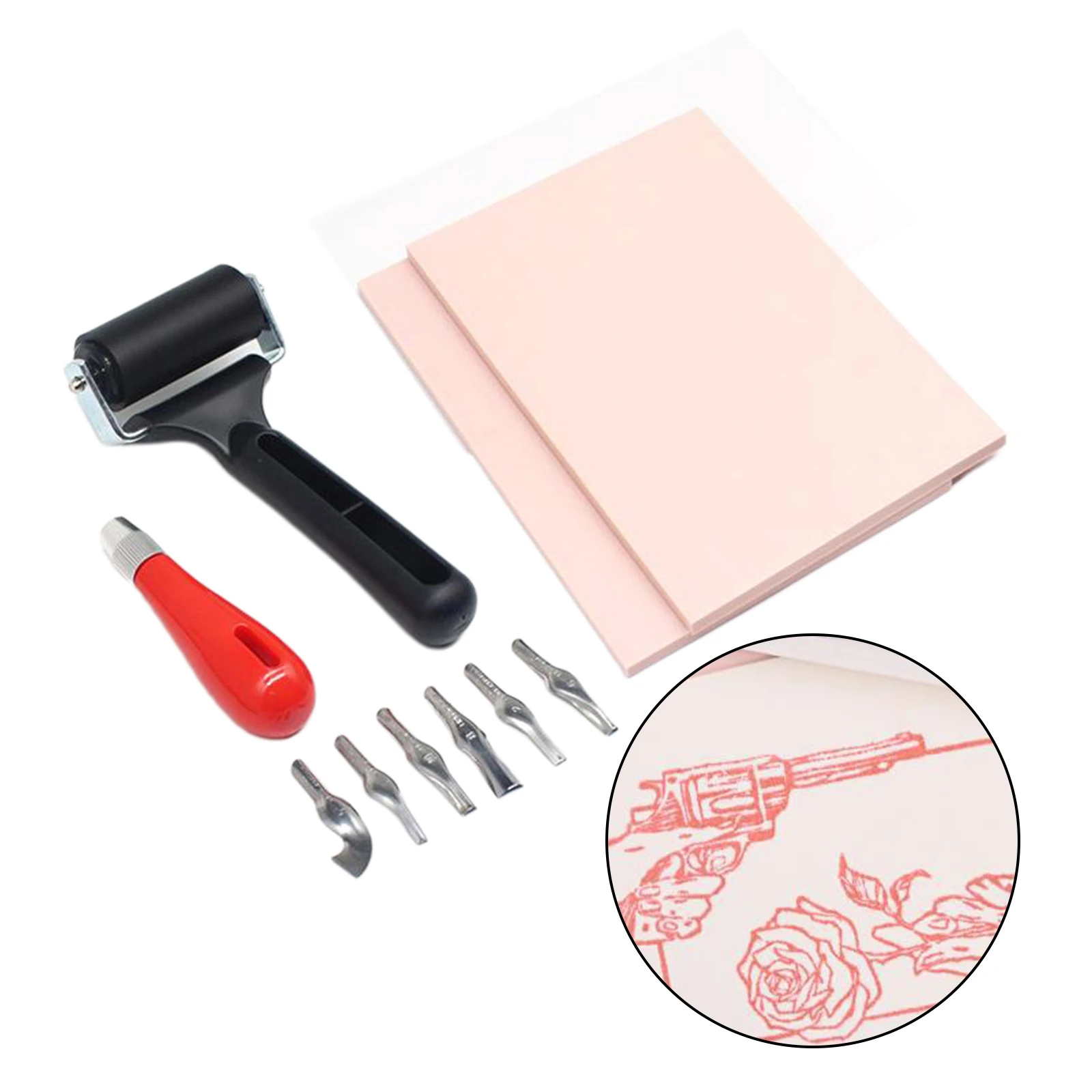 Rubber Stamp Making Kit Rubber Carving Blocks for Stamp Rubber Carving Block