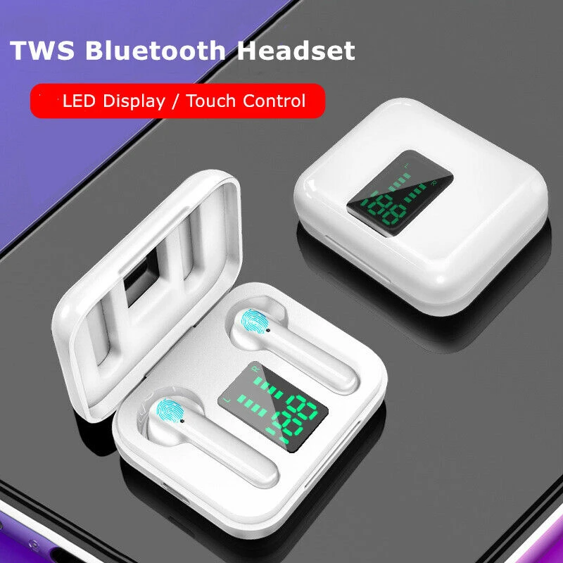 

Bluetooth Earphones 5.0 L12 LED Charging Box Wireless Headphone Sports Earbuds Headsets With Microphone for iPhone Smart Phone