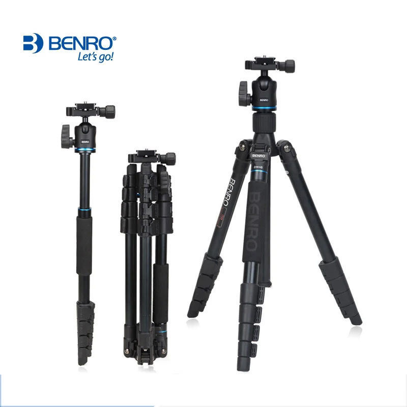 Benro IT25 SLR Camera Tripod For SONY Canon Nikon Flexible Aluminium Alloy Tripod Portable Bracket Professional Tripod Head Set