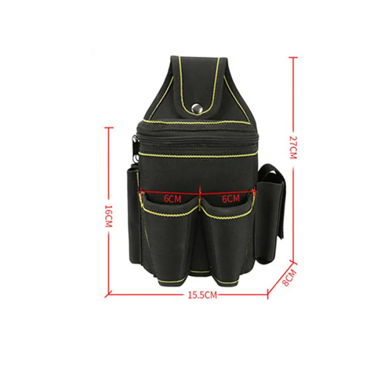 Multifunctional Tool Bag Screwdriver Tool Bag Waist Tool Kit Oxford Cloth Wear Kit Electrician Waist Bag Tool Storage Bag