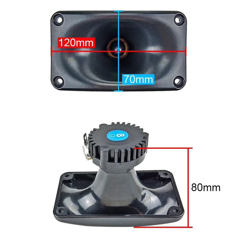 GHXAMP-altavoz de sonido con guía de aves para exteriores, Tweeter de neodimio, película de tela de Golondrina, 8Ohm, 0,6 K-20Khz, 2 piezas