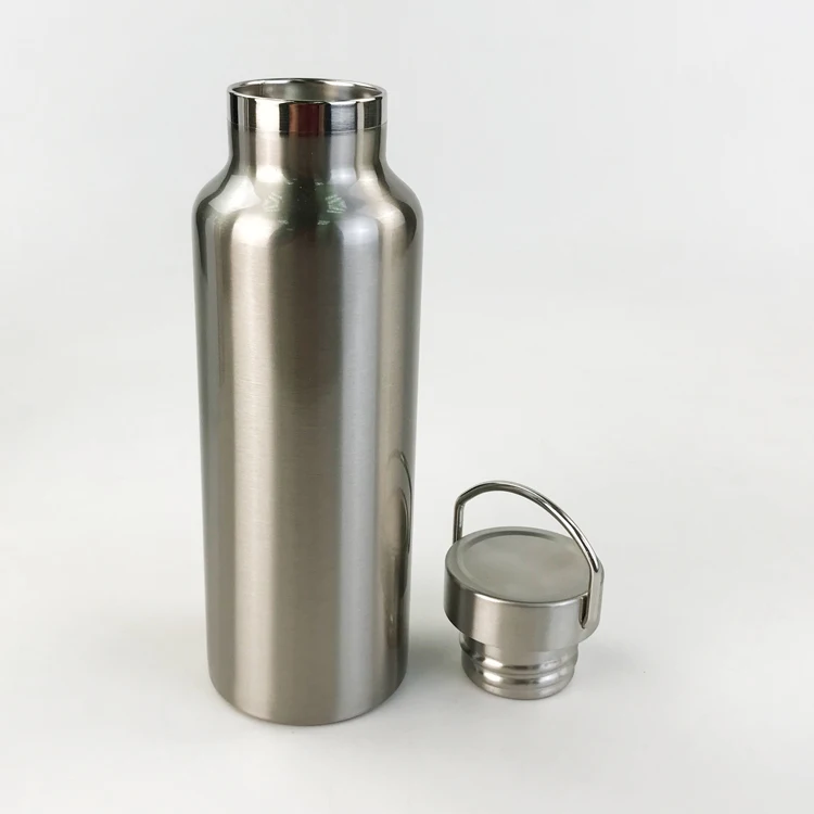 600/750ml Sublimation Blank Stainless Steel Wide Mouth Drinking Water Bottle Sports Cycle Outdoor Thermos Flask Drink Bottle