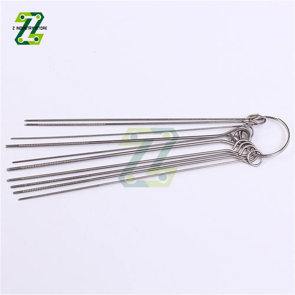 10 Kinds Stainless Steel Needle Set PCB Electronic Circuit Through Hole Needle Desoldering Welding Repair Tool 80mm 0.7-1.3mm