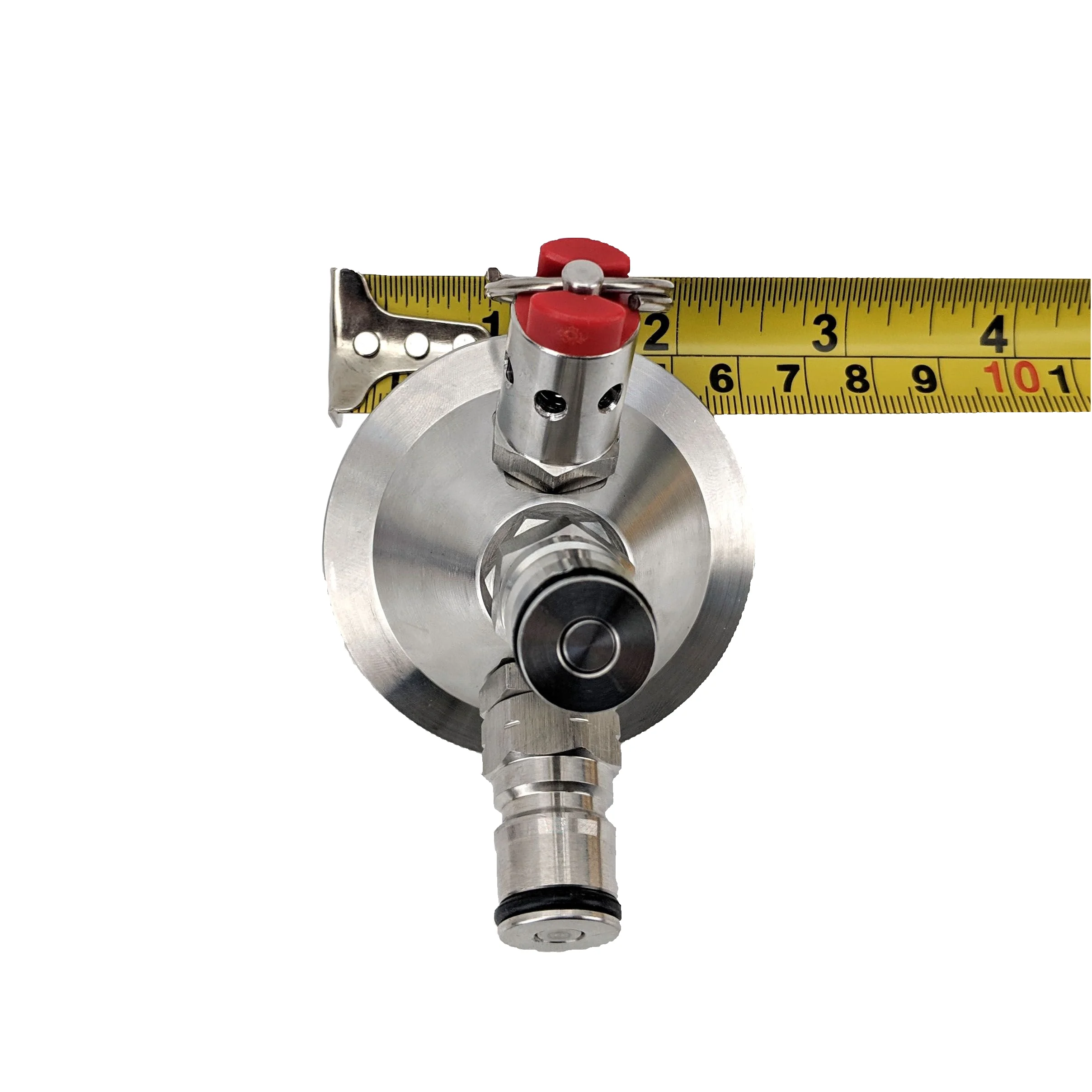 KegLand Ball Lock  Tapping Head to 2 Inch Tri-Clover (Commercial Keg Adaptor)