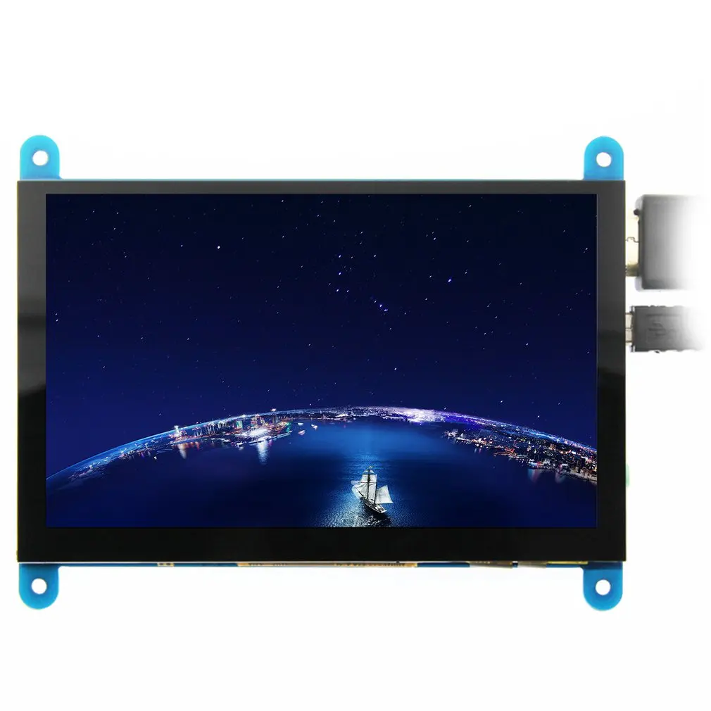 7/5/4/3.5-Inch Lcd Monitor Hdmi-Compatibel 1024X600 Touch Capacitieve Scherm Voor Raspberry Pi 4 Model B 3B +/3B/2B/B + Touch Screen