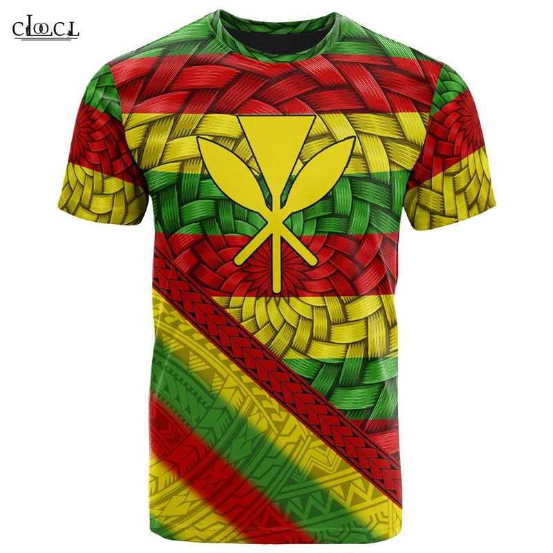 CLOOCL Hawaii Kanaka Maoli T-Shirt 3D Print Men/Women Summer Streetwear Short Sleeve T-Shirts Tops Drop shipping