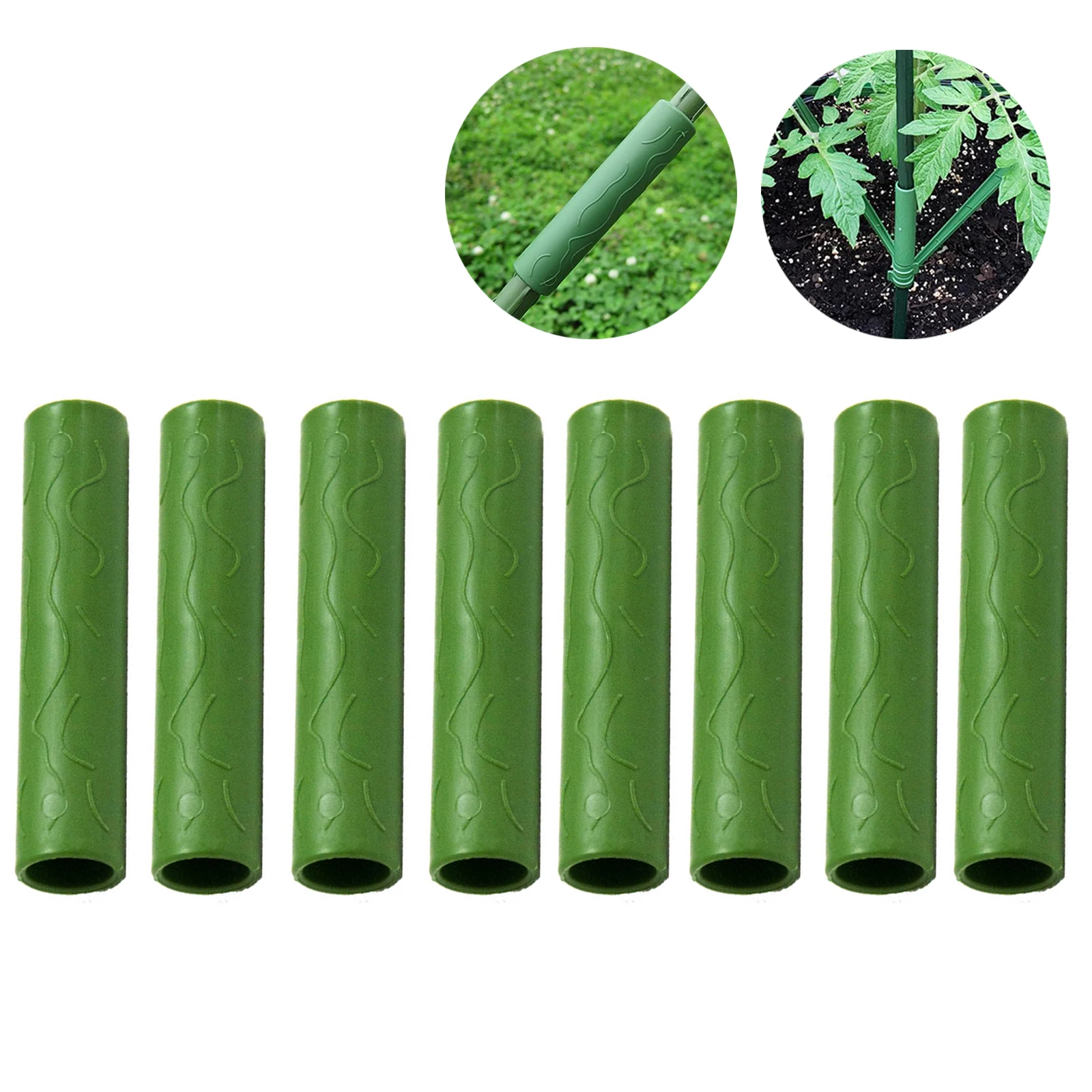 

Garden Connector Pipes Climbing Rattan Parts 12pcs Straight Connectors Garden Tool Accessories Plant Care Vegetable Tube Fitting