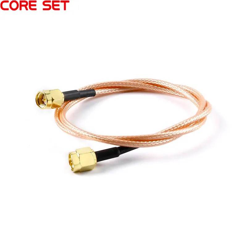 SMA-J Male To BNC-J Male Connector RP SMA 2 Dual Male Connector RF Coax Cable Assembly RG316 Wire Length 1M 15CM 30CM 50CM 100CM