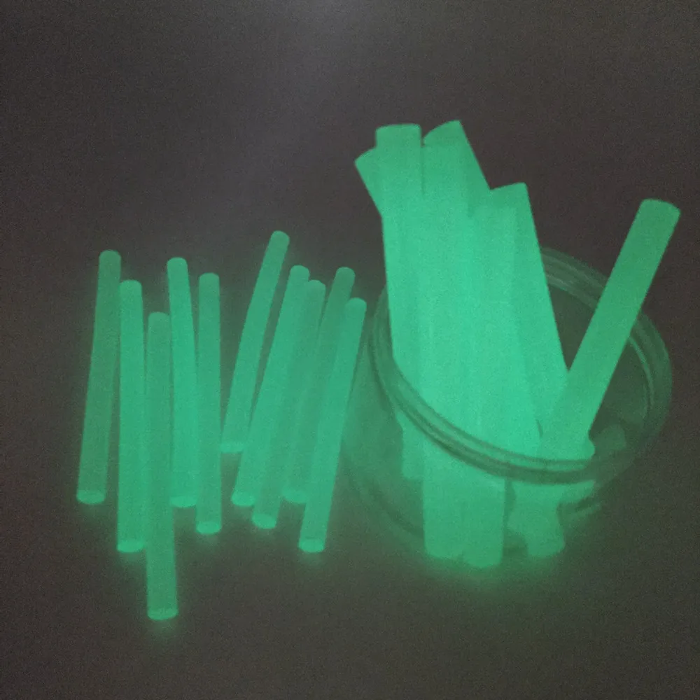 Imagem -04 - Luminous Hot Melt Glue Stick Alta Viscosidade Gancho de Pesca Noturno Ferramentas Manuais Faça Você Mesmo Adesivo Eletrotérmico 11*100 mm