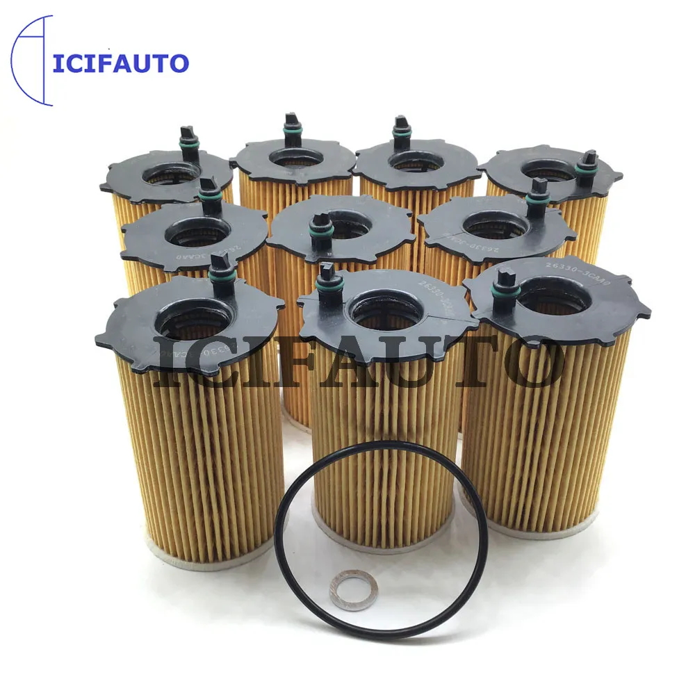 

10X Oil Filter For Hyundai Kia Cadenza Sedona Sorento 3.3L 3.5L V6 26320-3CAA0 263203CAA0