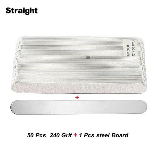50Pcs/Lot Replaceable Nail File Strong Sandpaper Pedicure Limes Professional Removalble Pads With Metal Board For Manicure Tools - Image 9