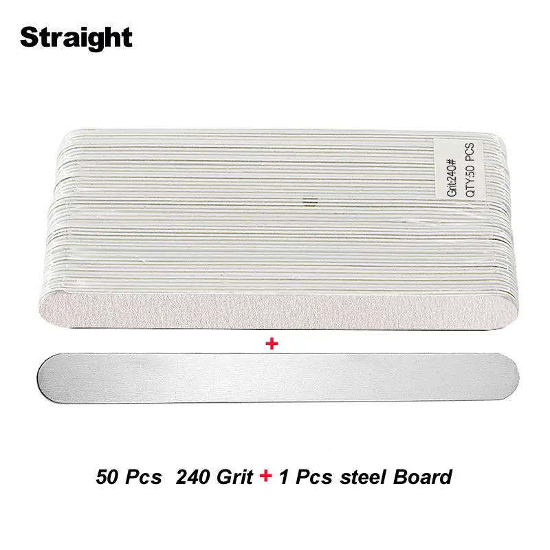 50Pcs/Lot Replaceable Nail File Strong Sandpaper Pedicure Limes Professional Removalble Pads With Metal Board For Manicure Tools - Image 9