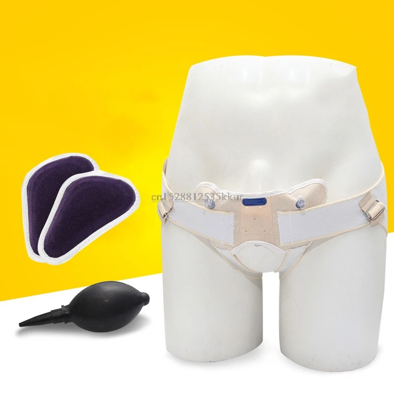 

New Inguinal Hernia Belt Groin Support Inflatable Hernia Bag for Adult Male Elderly