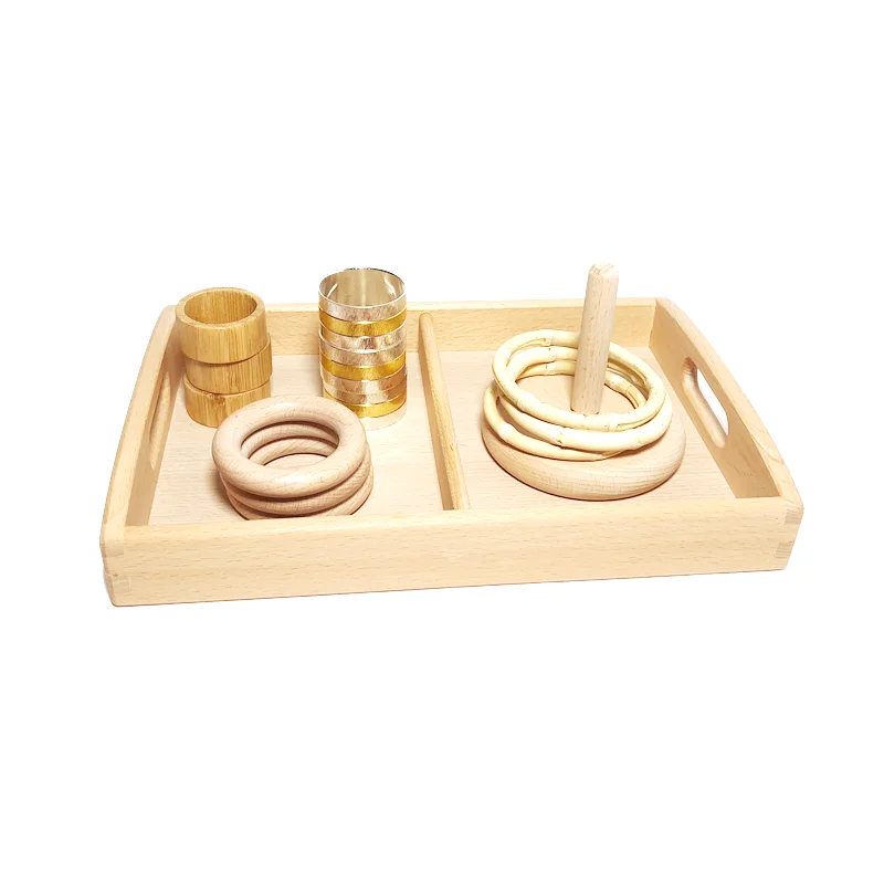 Ring Toss Game Montessori Early Childhood EducationToys Kids Learning Resources Hand- Eye Coordination Fine Motor Skill Practice