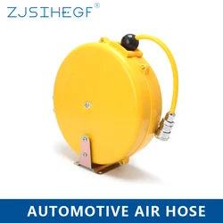 Automotive Air Hose  PU8*5 10*6.5 12*8 Automatic Retractable Reel Telescopic Pneumatic PU Tube