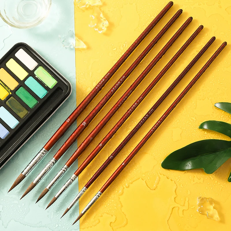 6 قطعة مجموعة أقلام ألوان مائي - مراجعة Gouache Paint Set وسعره