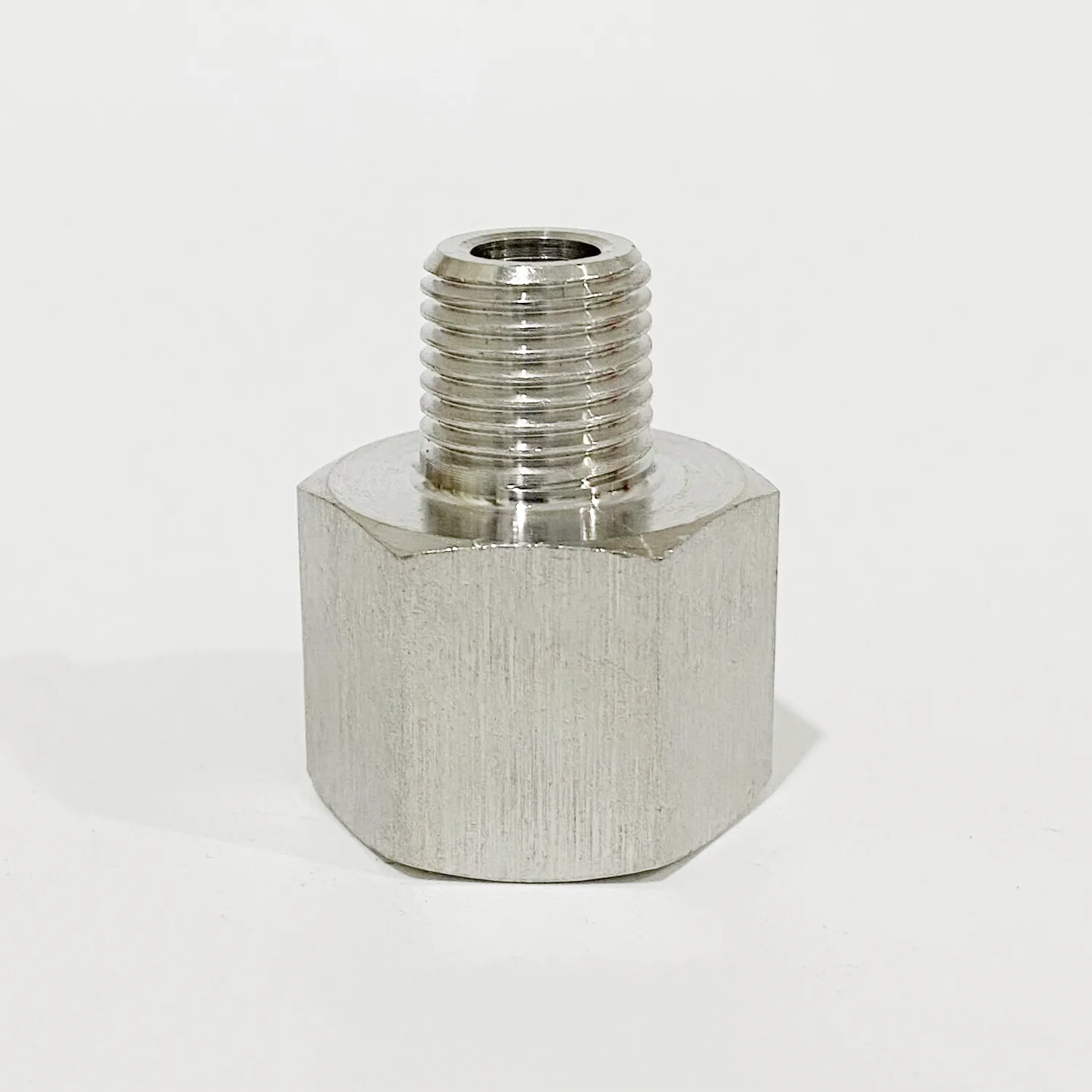 

1/2'' BSP Female To 1/4'' BSP Male Thread 304 Stainless Steel Reducing Pipe Fitting Connector Adapter for Pressure Gauge