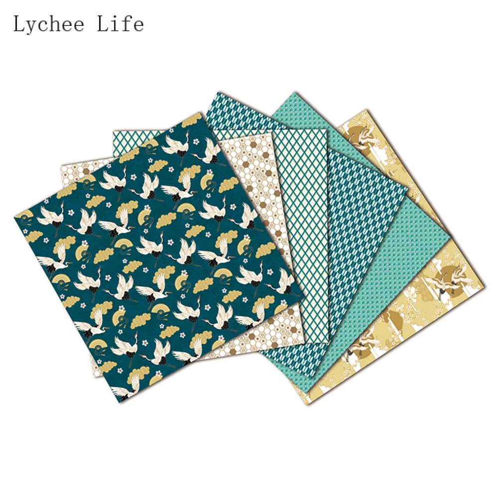 Lychee Life 12 Sheets/lot Birds Printed Scrapbooking Paper Art Background Paper For Card Making DIY Junk Journal Paper Crafts