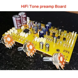 AC 18-24V HIFI Tone Pre-board with 2SA992 B647/D667 Transistor Fully Discrete Preamp Front Board LM317/337 Voltage Regulator