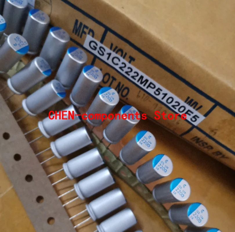 20PCS NEW Original ELITE GS 16V2200UF 10X20MM Motherboard Solid Polymer Capacitor 2200uF/16v gs 2200UF 16V