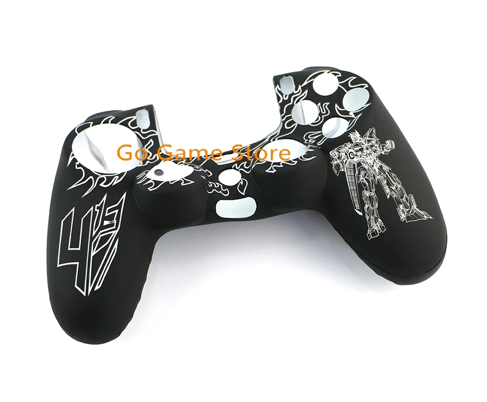 2PCS/LOTfor PS4 Controller Shell silicone case Protective Silicone Skin Case Cover