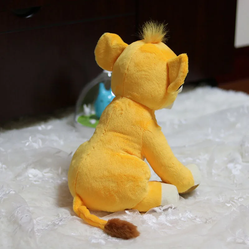 Disney Good Quality The Lion King Sitting Simba Plush Doll Sleep Toys Simba Soft Stuffed Animals Doll for Children Birthday Gift