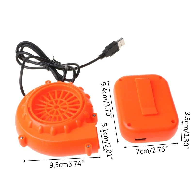 Mini Fan Blower Battery Pack for Mascot Head Inflatable Costume Clothing Grill For Easy Carrying Household Items Practic A0NC