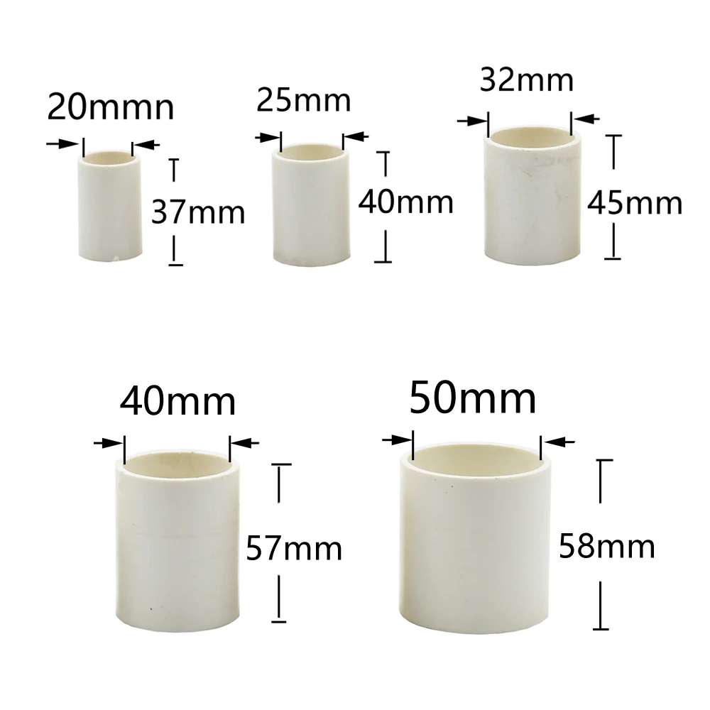 20/25/32/40/50mm rury pcv złącze kolanko prosto naprawa łącznik do rury wodociągowej topi się rolnictwo nawadnianie ogrodu armatura