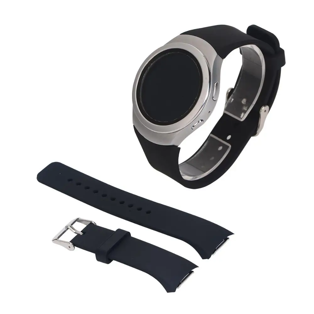 Silikonowy pasek do zegarka Samsung Galaxy Gear S2 R720 R730 pasek na pasek sportowy zegarek wymiana bransoletka 14 kolorów do wyboru