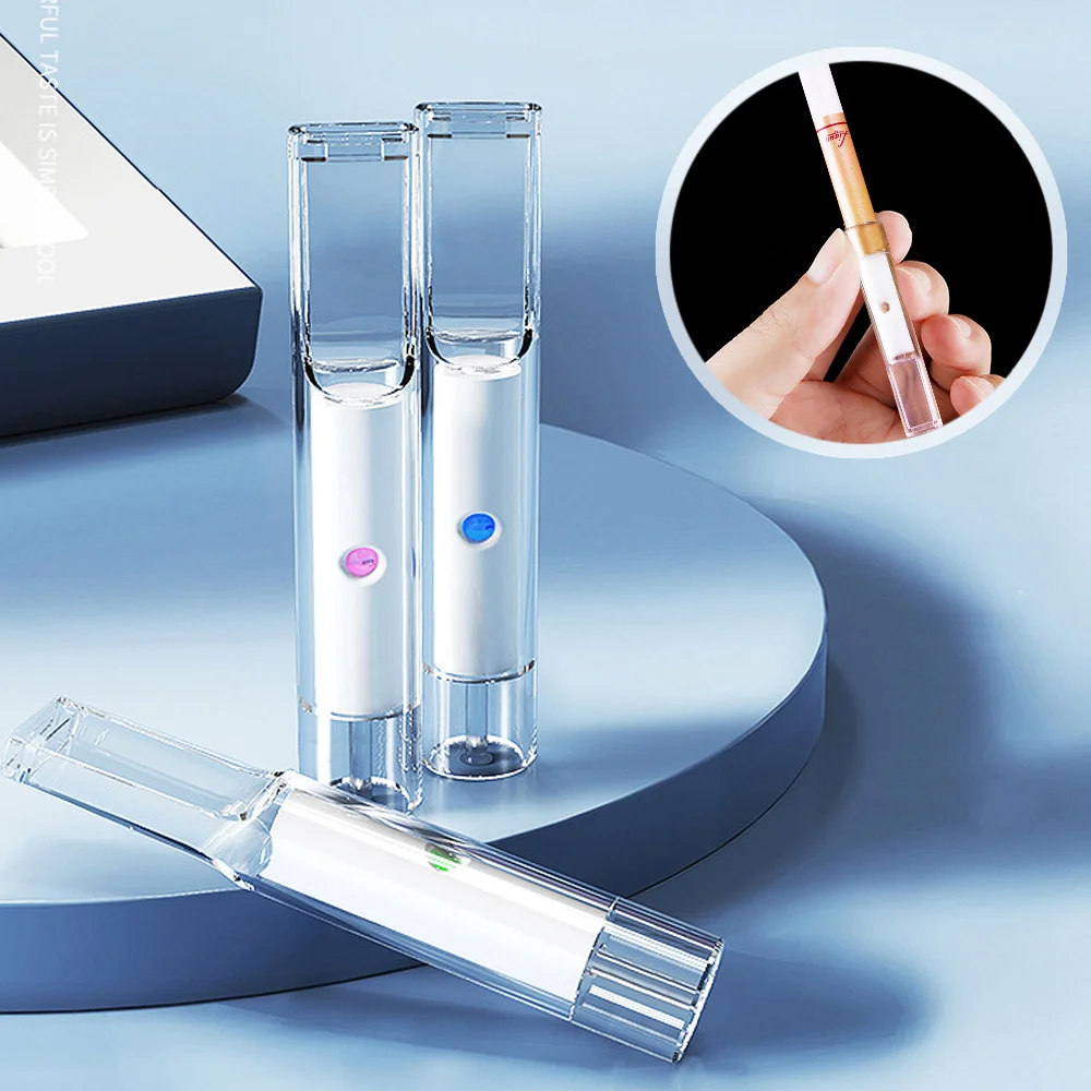 10Pcs/Box Disposable Cigarette Holder Filter with Mint Fruit Flavor Ice Burst Beads Silicone Filter Smoking Accessories for Men