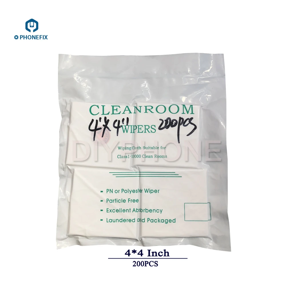 Anti-static Microfiber Dusting Cleaning Cloth Dust-Free Paper Cleanroom Wiper for Microscope Phone PCB Electronic LCD Repair