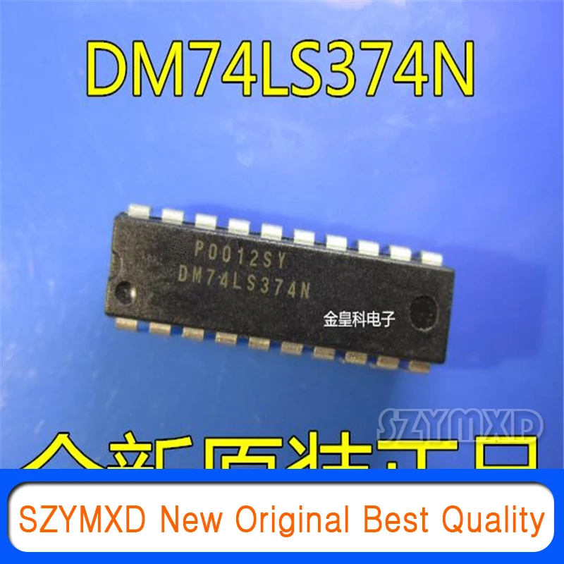 10Pcs/Lot New Original Imported DM74LS374N SN74LS374N DIP20 logic IC eight-way trigger In Stock