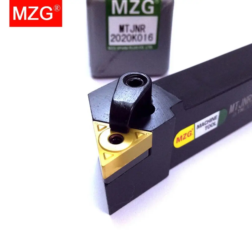 MZG-cortador de perforación de 20mm y 25mm MTJNR, portaherramientas de carburo de corte de Metal, torneado externo TNMG, portaherramientas de torno