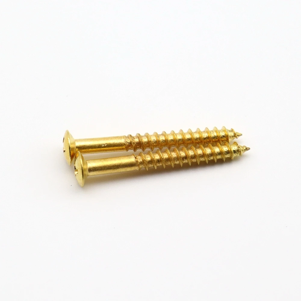 50/100 Pcs Electric Guitar Screws Neck Plate Mounting Screws Bridge Screw for Guitar Accessories Guitar parts 5mm×45mm