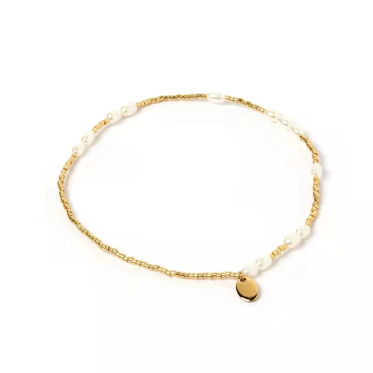 WT-MPB040 WKT Fashion Jewelry Gorgeous Natural Pearl Cuff Bangle Gold Plated Adjustable Fine Decorative Stone For Women