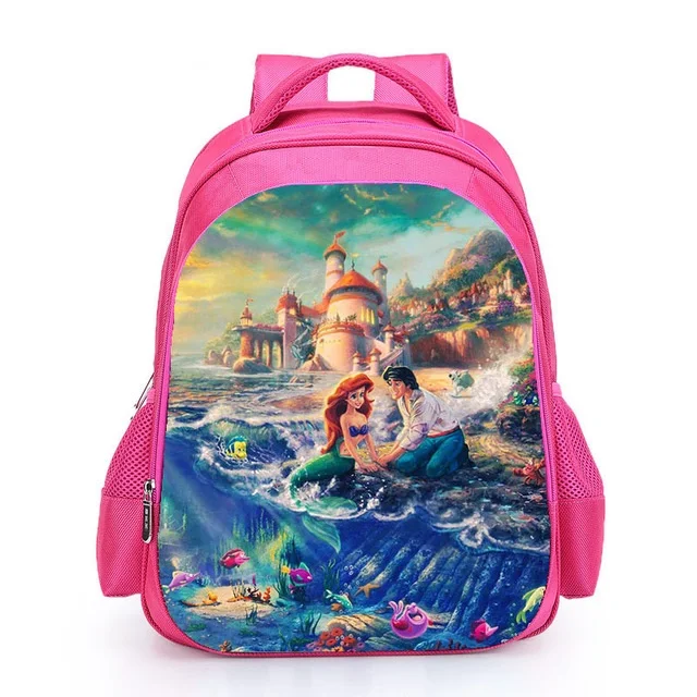 Little Mermaid Ariel Princess Backpack Children School Bag Schoolbag Kindergarten Preschool Elementary School Backpacks