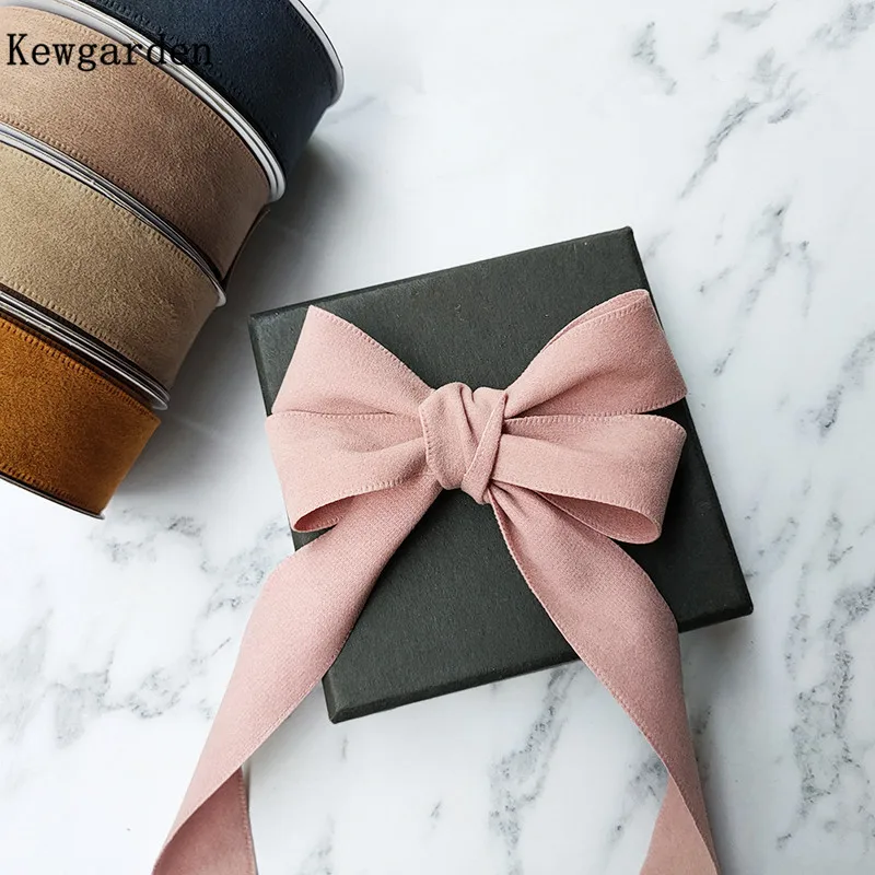 Kewgarden DIY Bow Sewing Accessories Suede Ribbon 1\