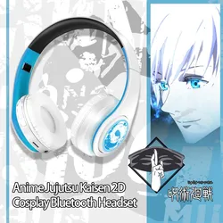 Cosplay Anime Jujutsu Kaisen Gojou Satoru Hint Tone Wireless Bluetooth Headset Head Mounted Plug In Card Mobile Phone Headphones
