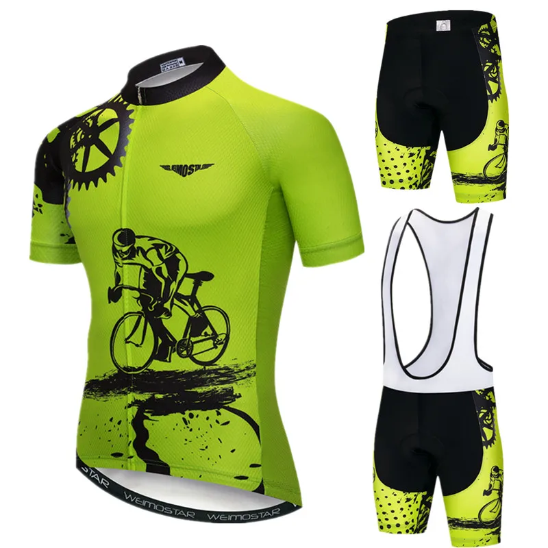 Weimostar Summer Cycling Clothing Man Mountain Bike Clothing Ropa Ciclismo Anti-UV Bicycle Clothes Road Cycling Jerset Set Men